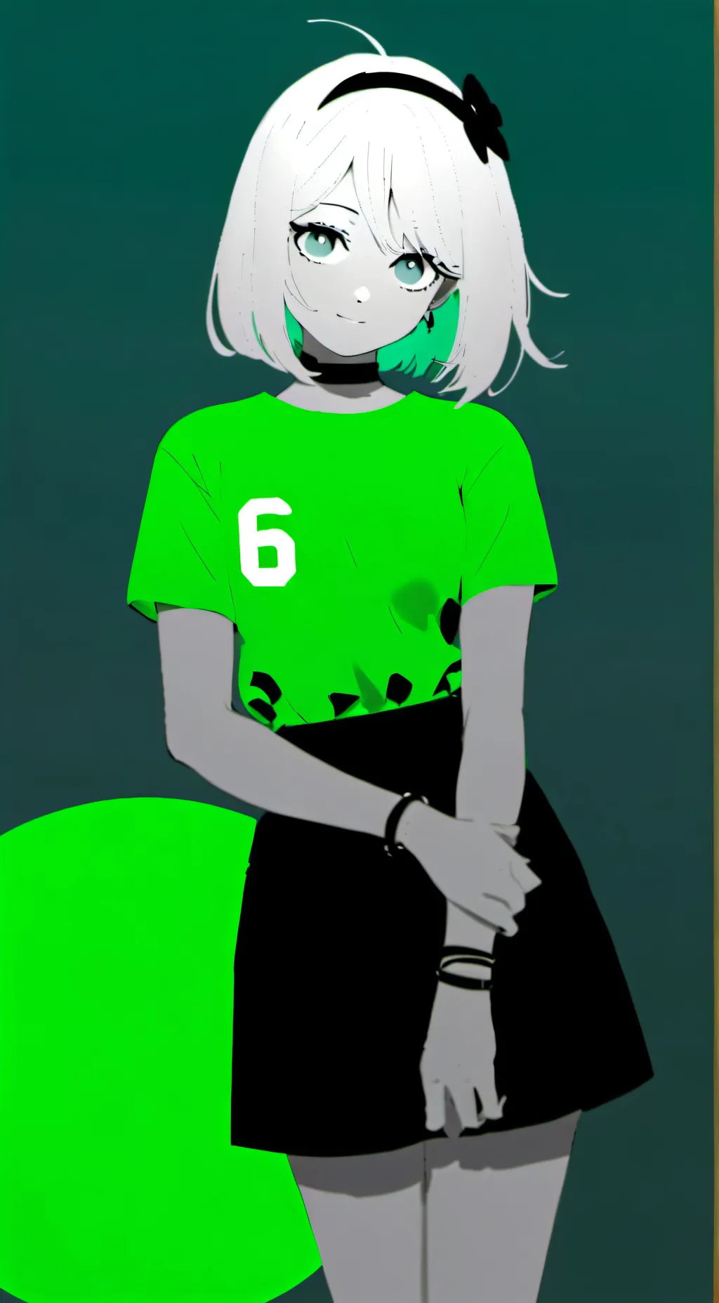 ai character: 6-ball background