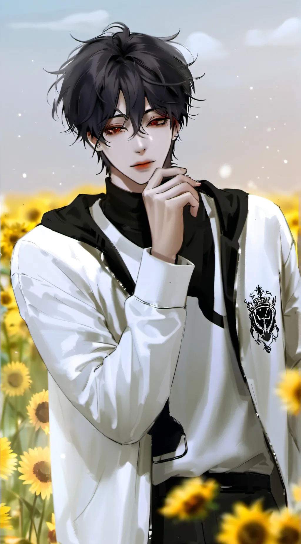 ai character: Aaron^^ background