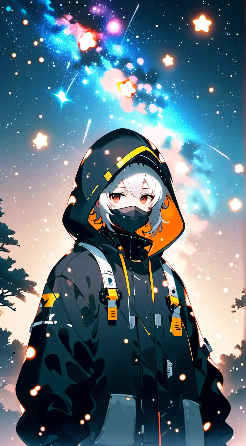 ai character: Luna background