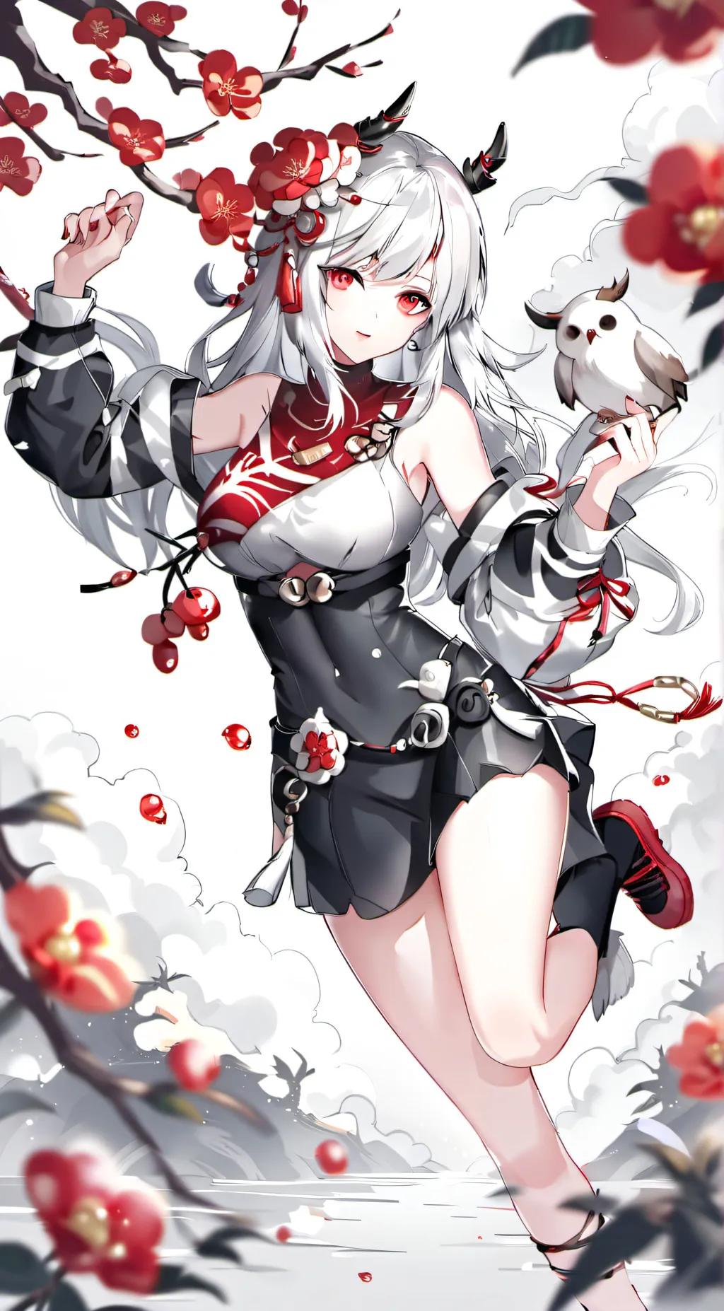 ai character: question ❤️ background