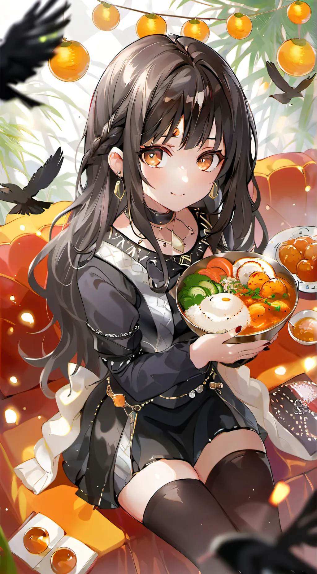 ai character: Raven mha Curry  background