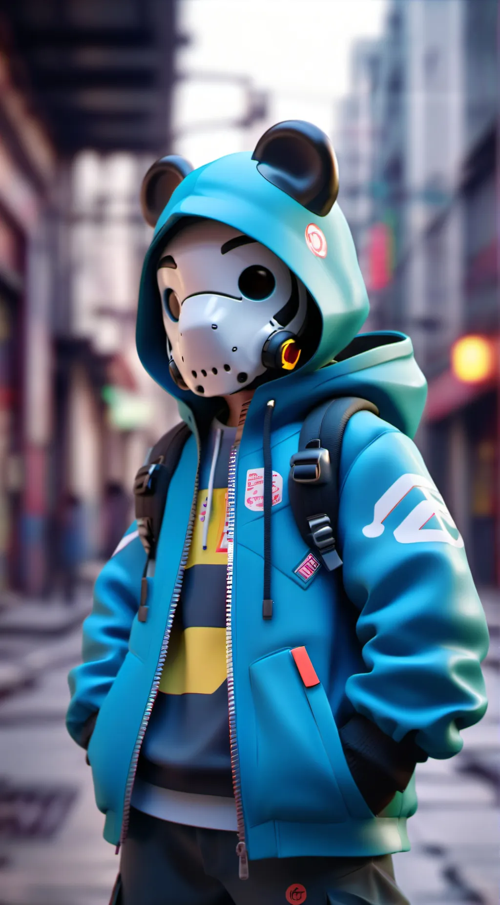 ai character: MONSTERS At Work  background