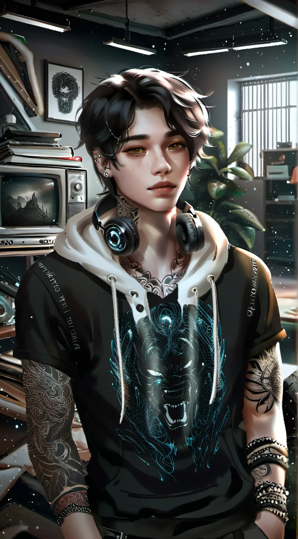 ai character: ♡Isaiah♥︎ background