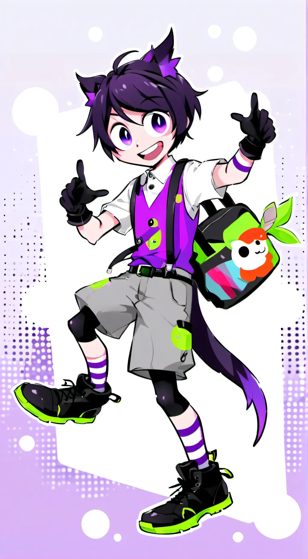 ai character: miraculous ladybug background