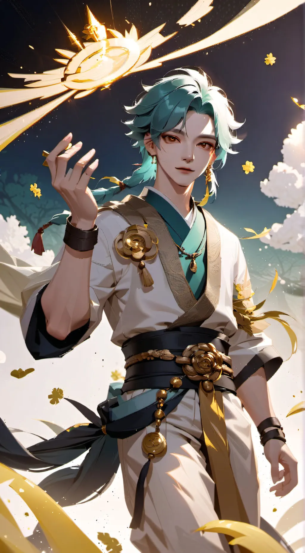 ai character: Serendipity  background