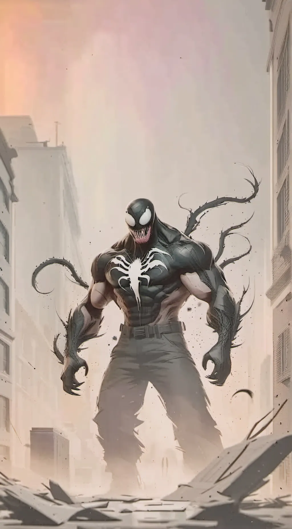 ai character: venom background