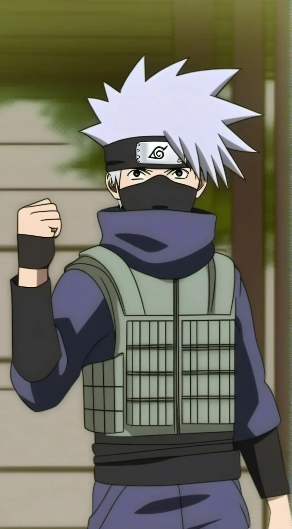 ai character: Kid Kakashi background