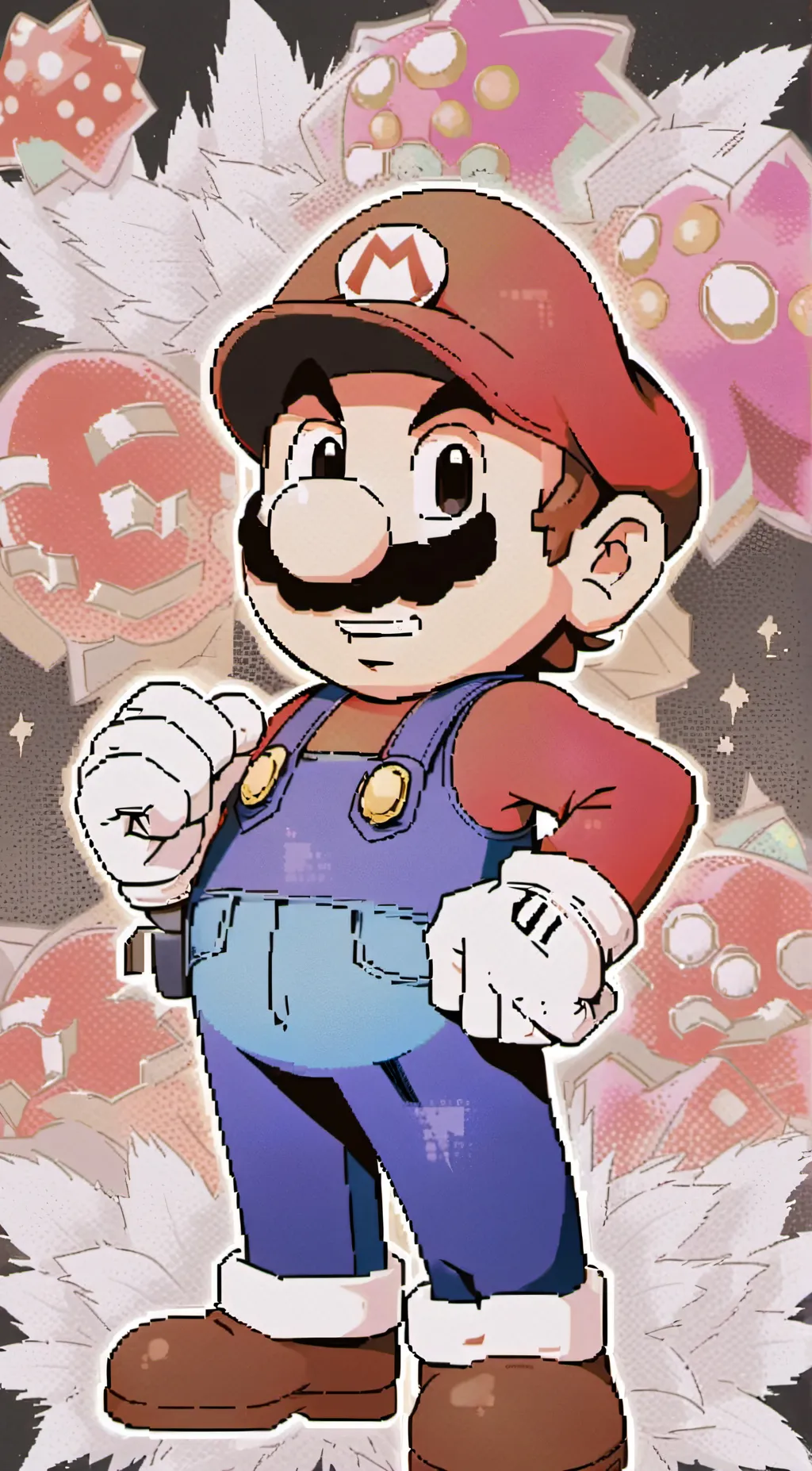 ai character: Super mario background
