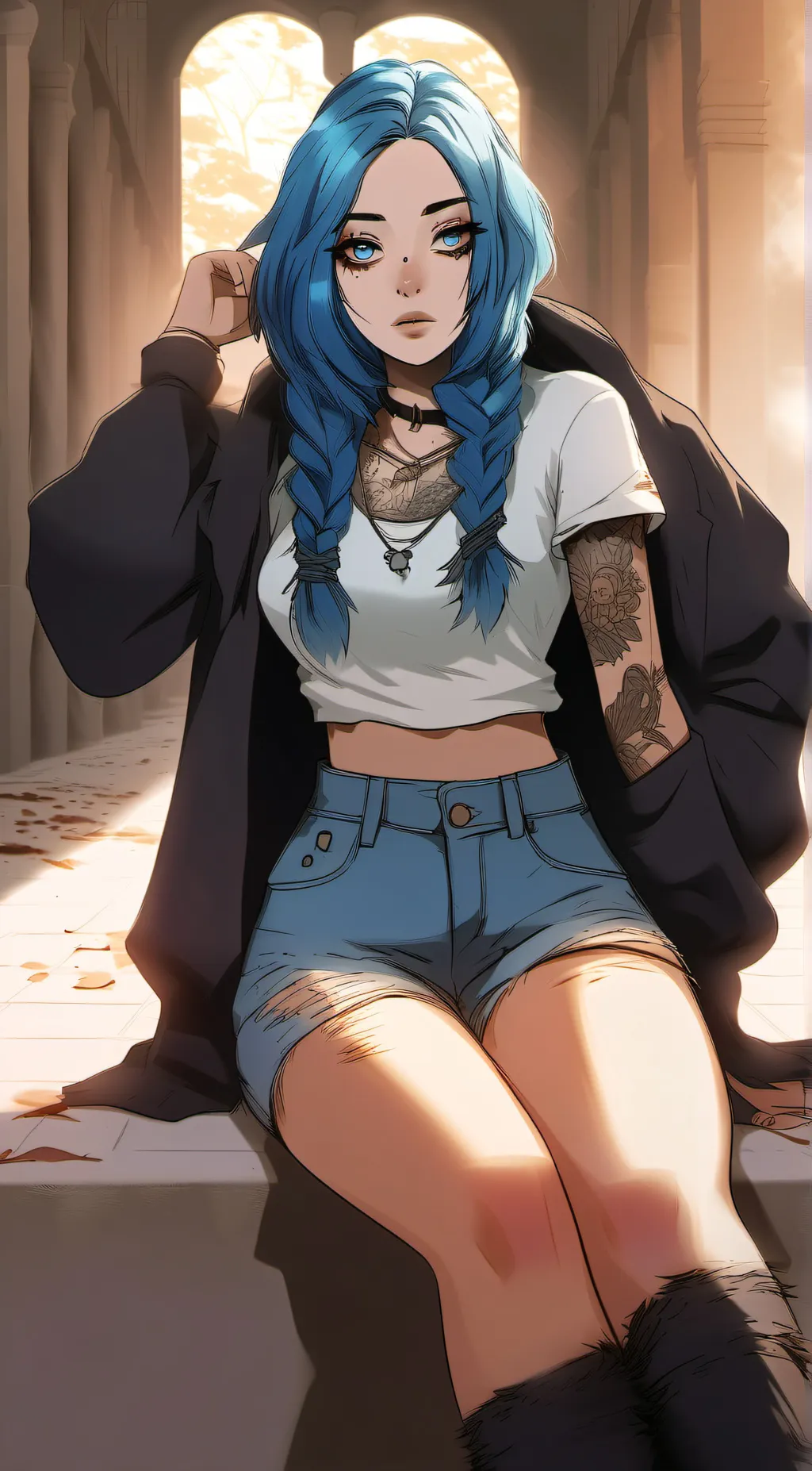 ai character: Noah austin  background