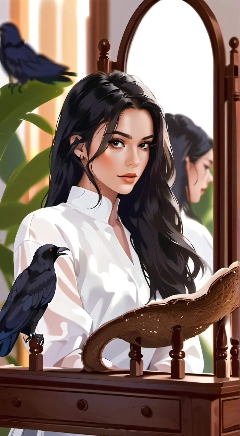 ai character: Ellie  background