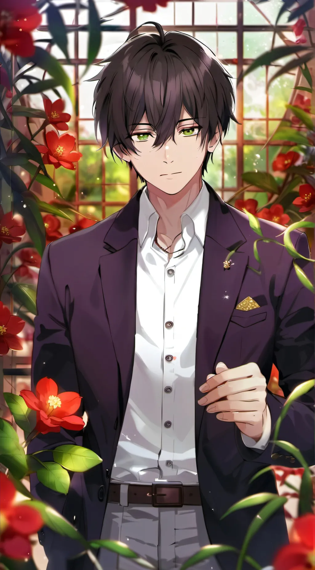 ai character: Carter  background