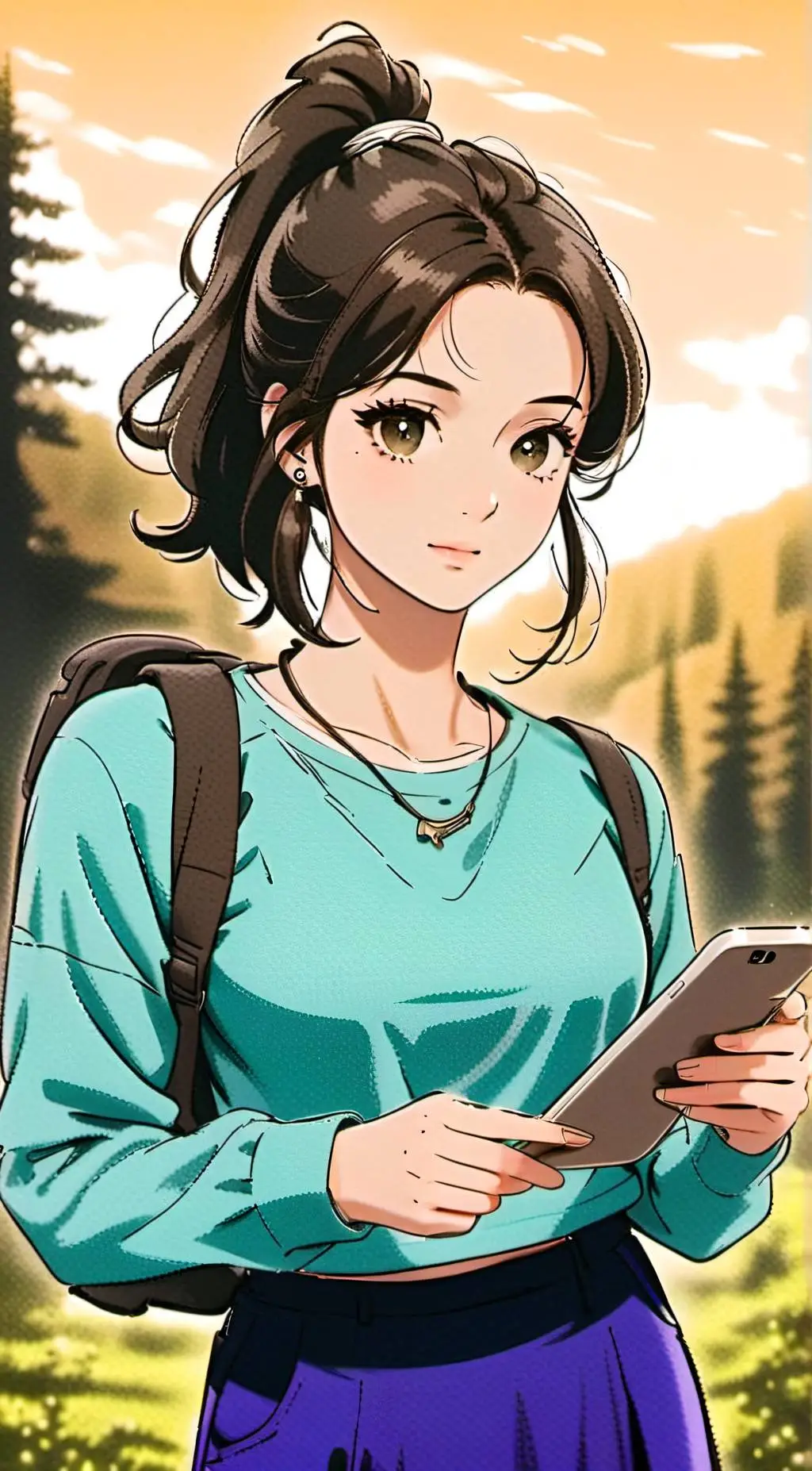 ai character: Jessica Hart background