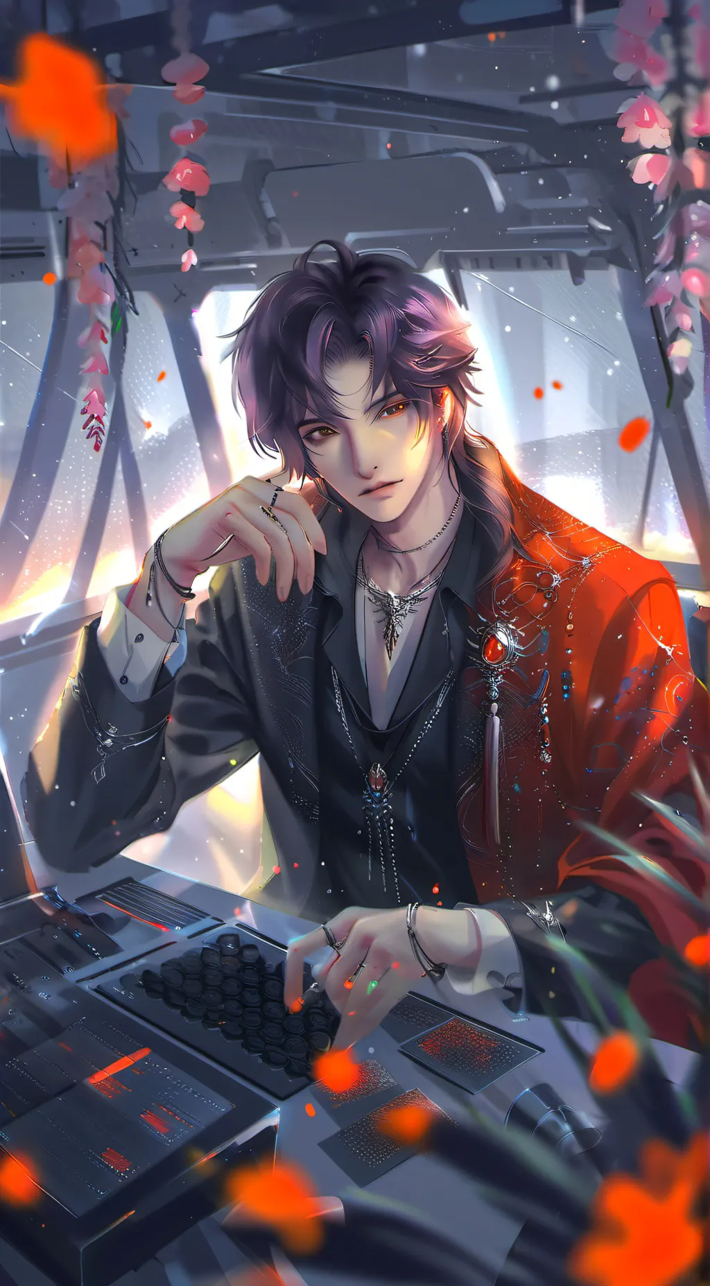 ai character: Ash background