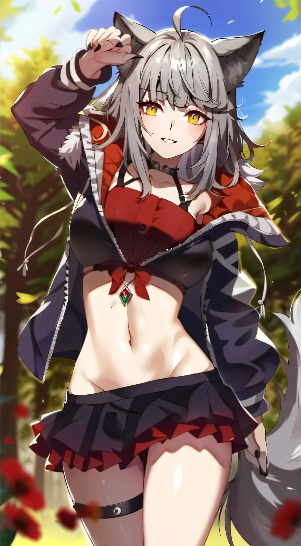 ai character: Moon background