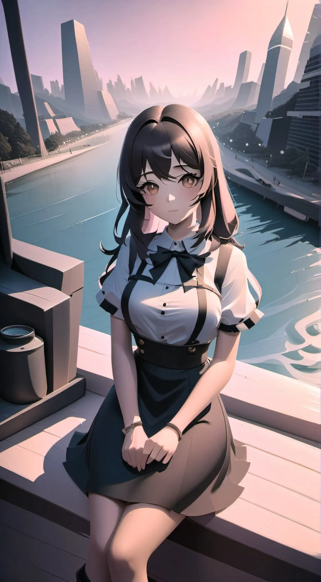 ai character: 樱岛麻衣 background
