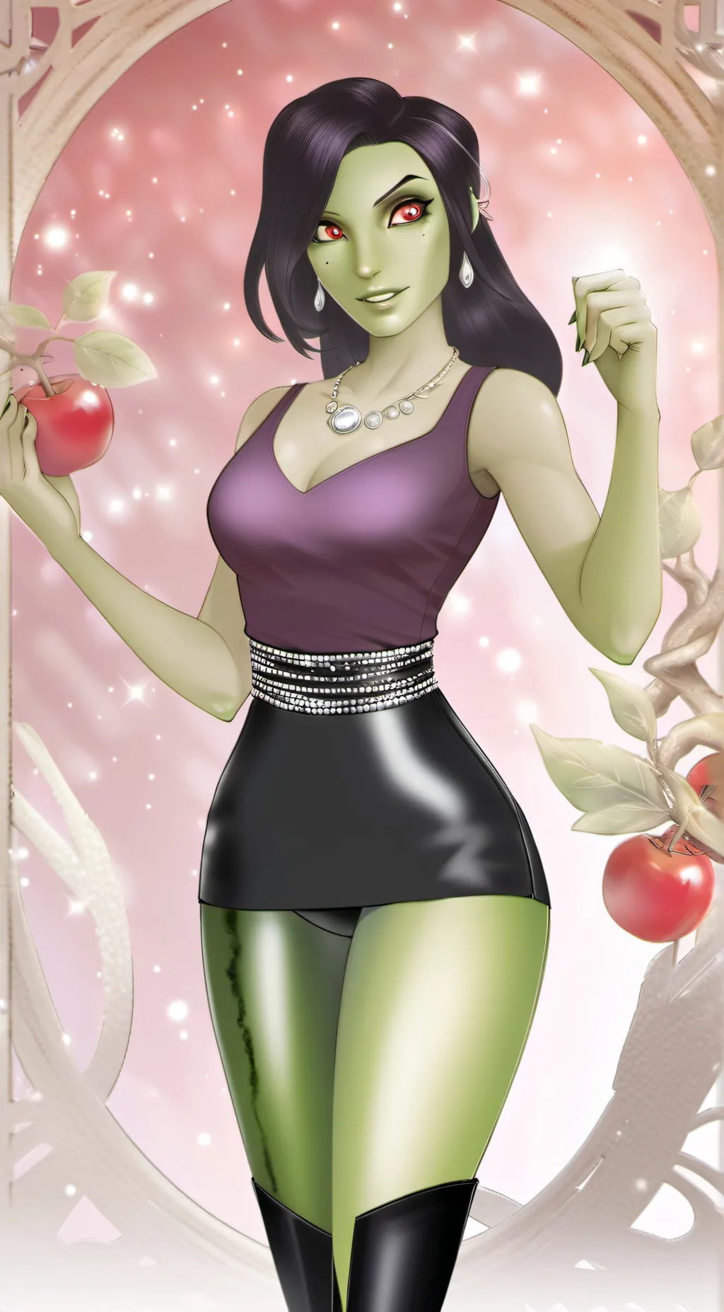 ai character: Gruntilda Winkybun background