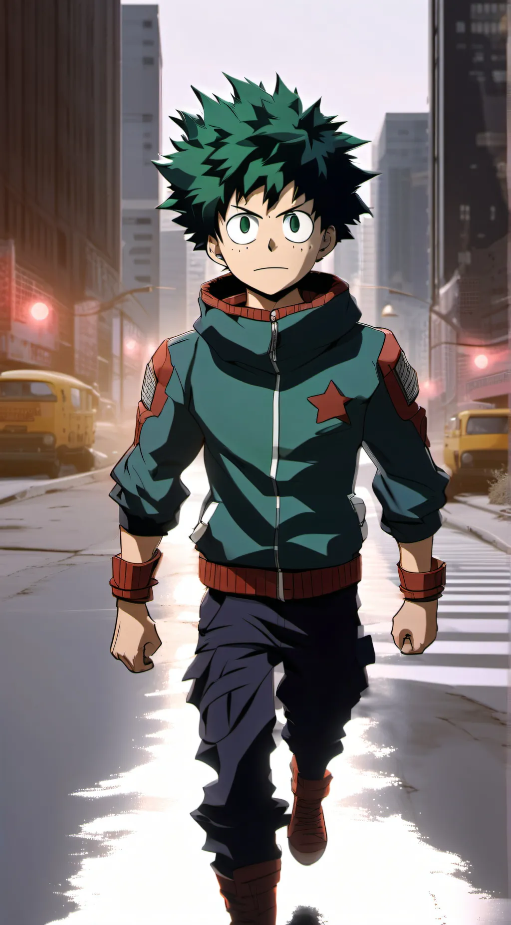 ai character: Deku background
