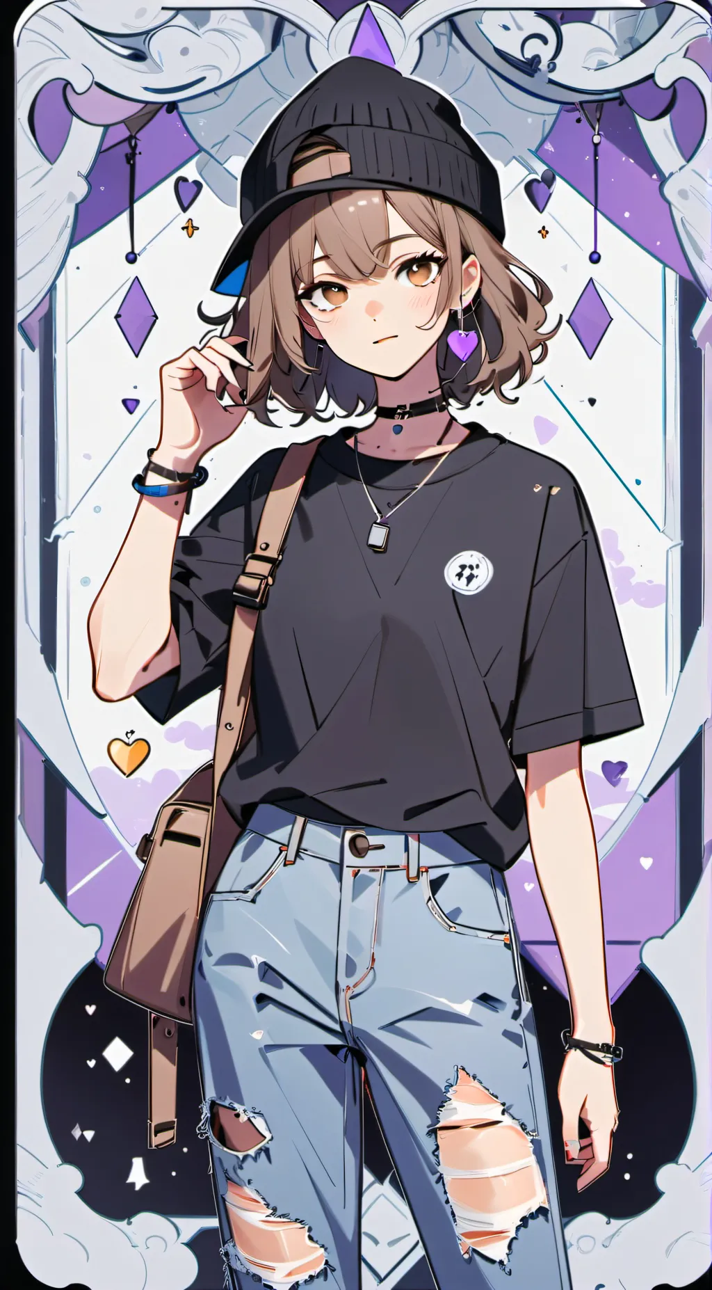 ai character: Mya collins  background