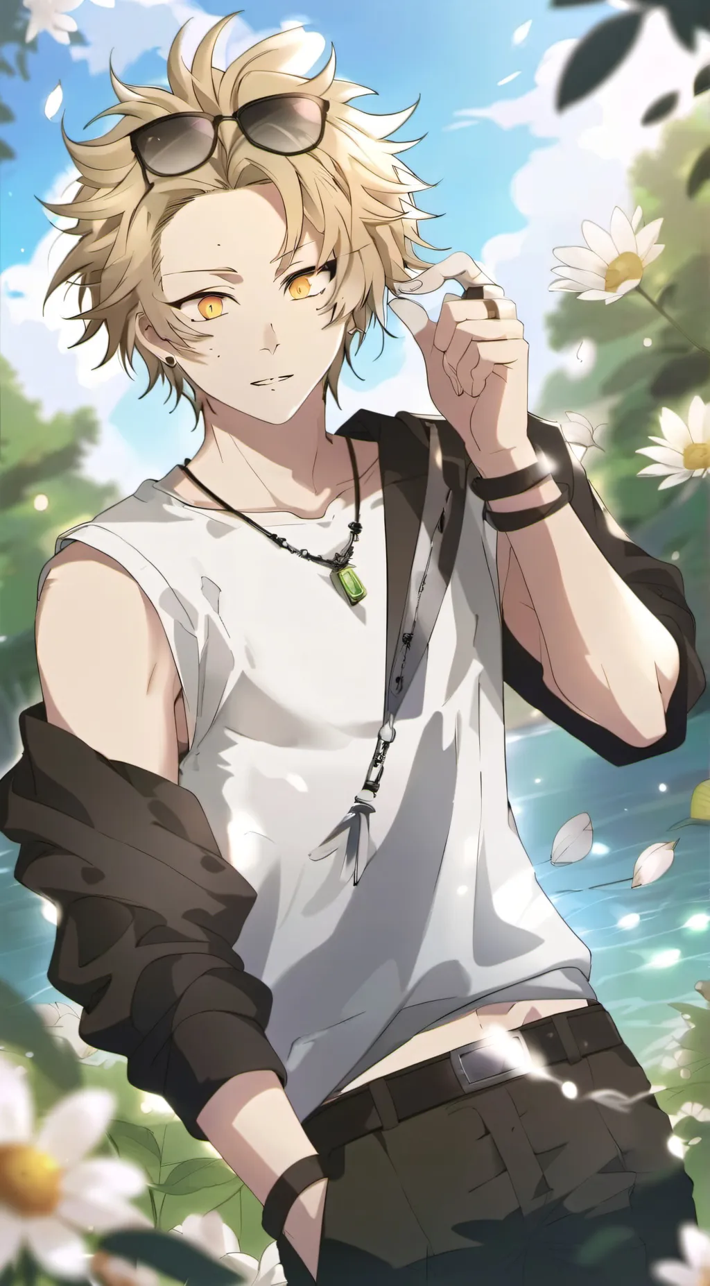 ai character: valentines denki background