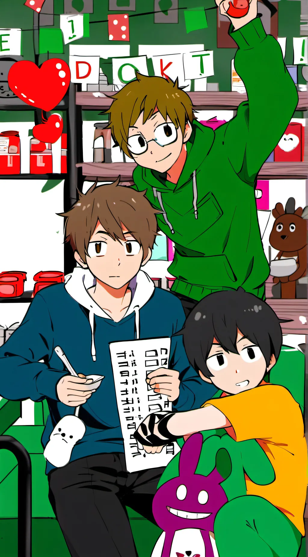 ai character: eddsworld maid background