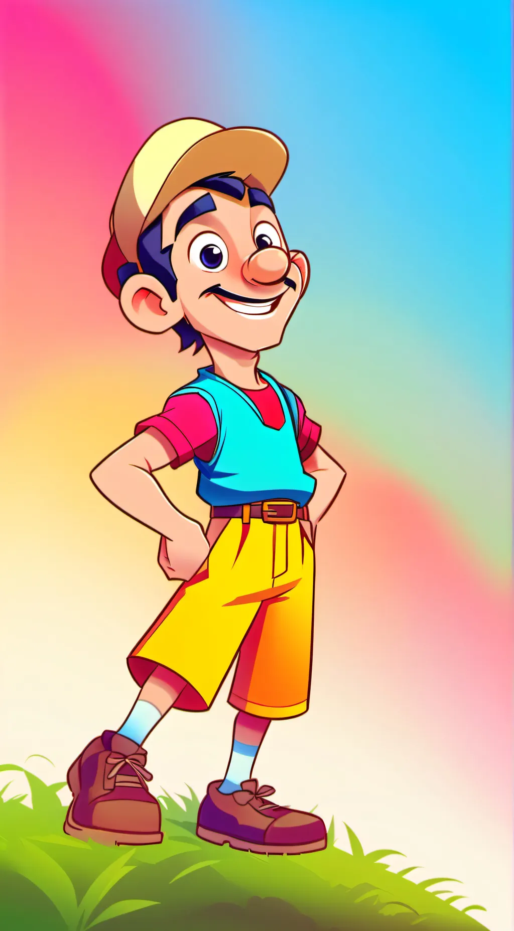ai character: mario background