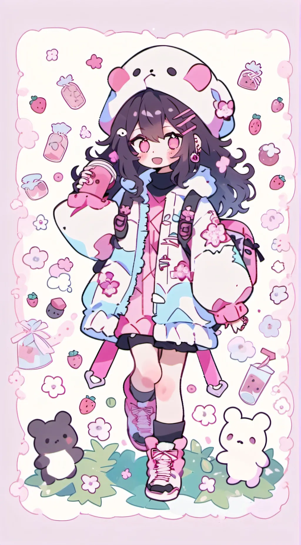 ai character: ☺︎ꨄ sukiyaki ꨄ☺︎ background