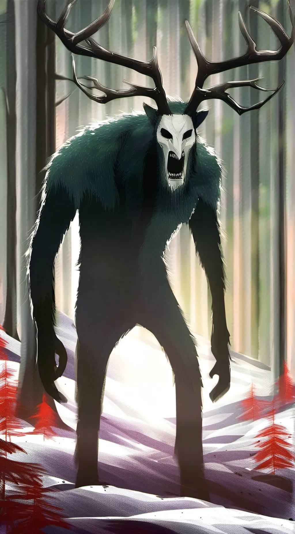 ai character: Wendigo background