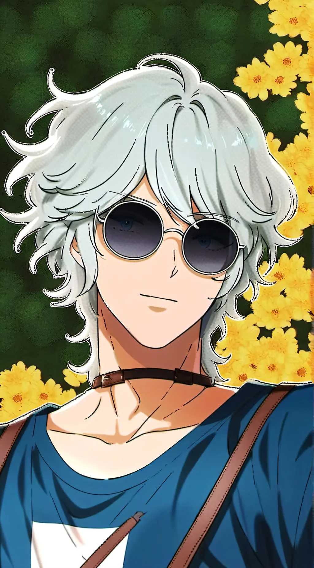 ai character: satoru gojo background