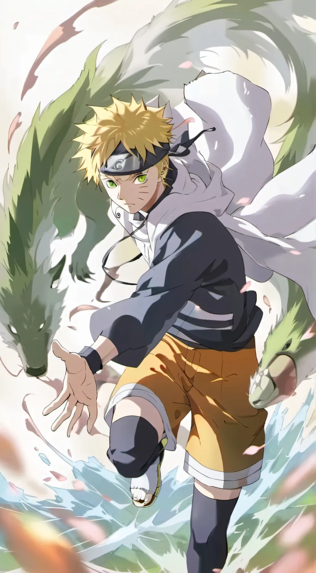 ai character: Naruto  background