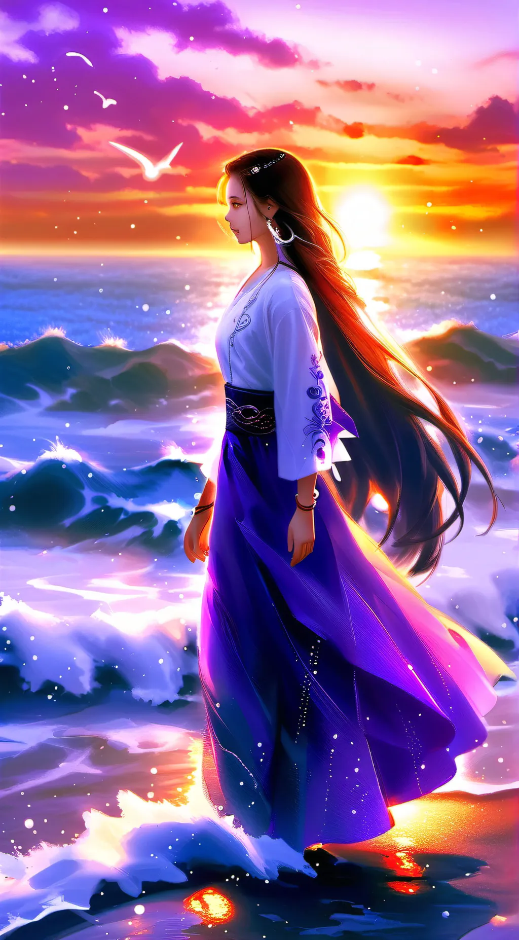 ai character: Aria background