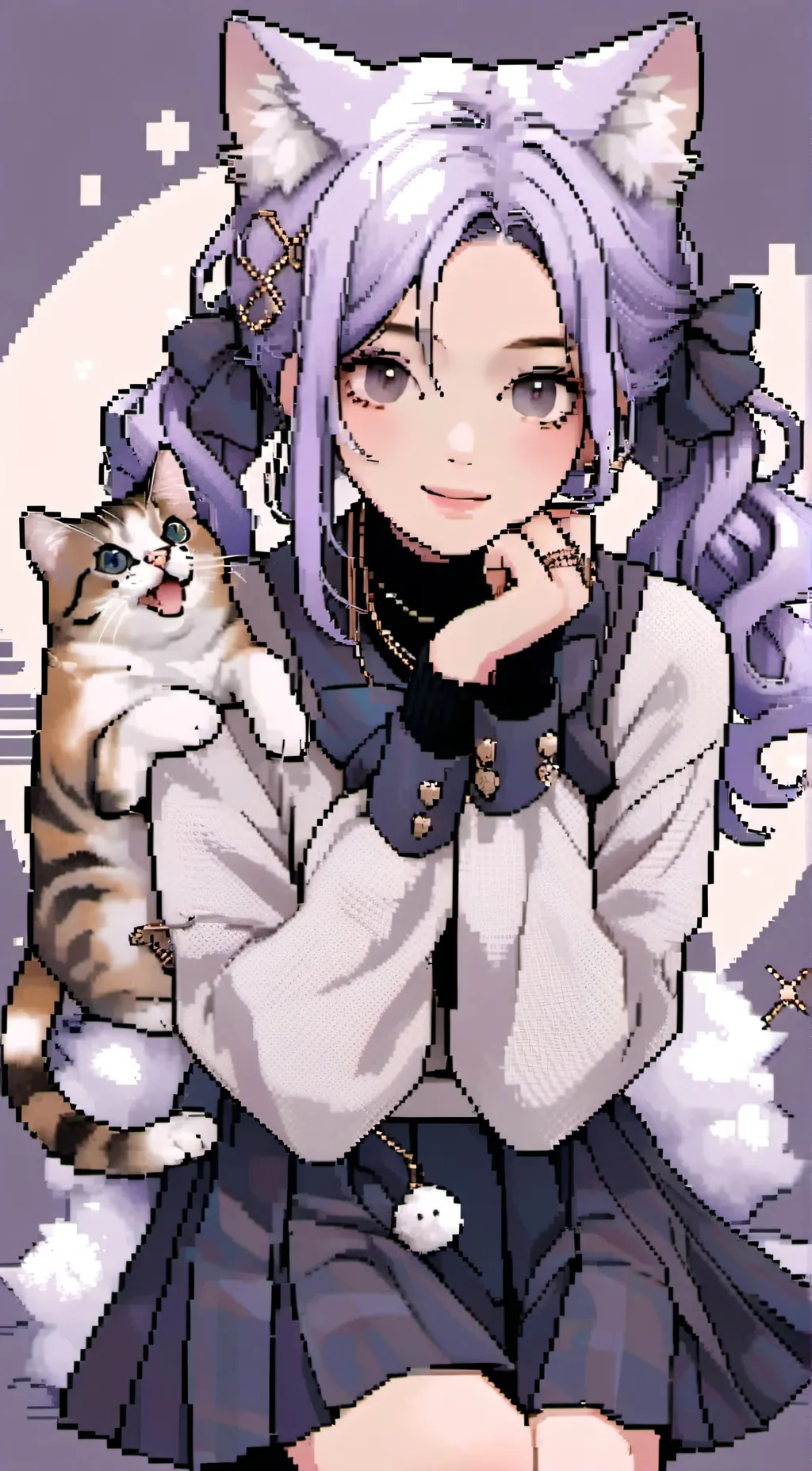 ai character: Luna background