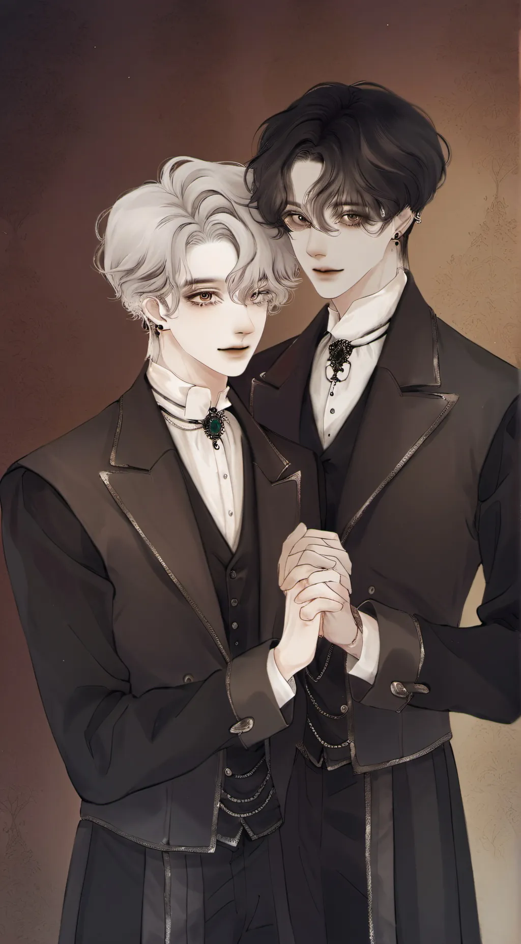 ai character: Will and Michael  background