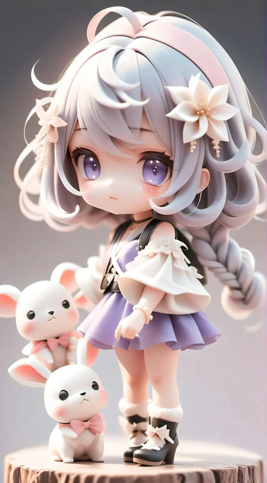 ai character: The group of girls background