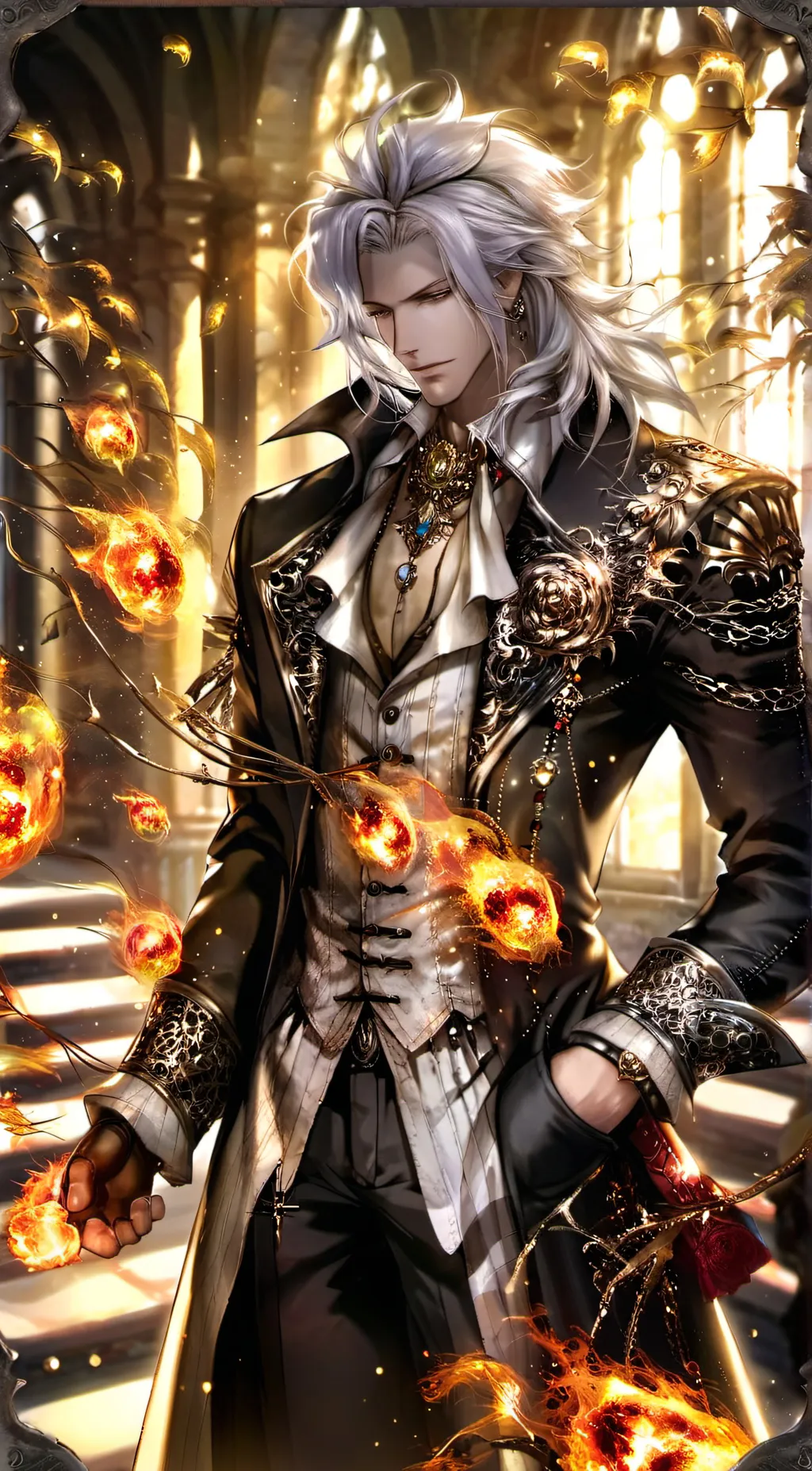ai character: Shin SoulDragon❦ background