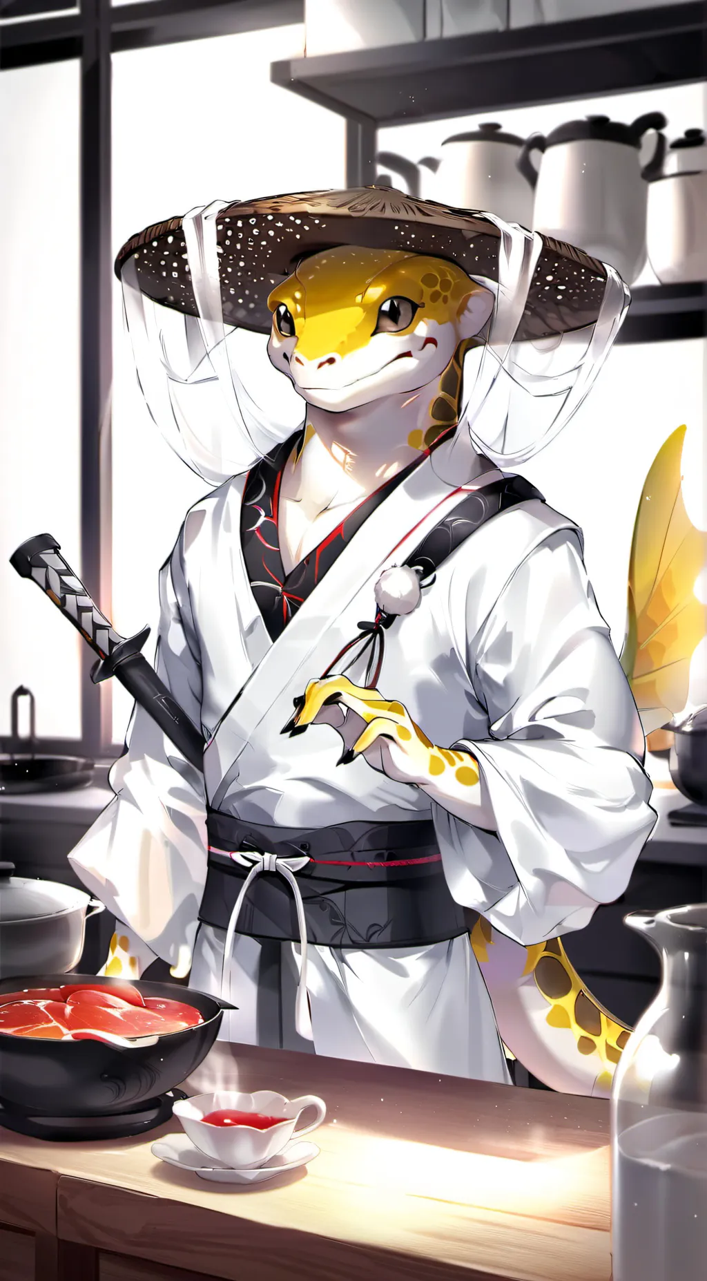 ai character: leo soldier leader background