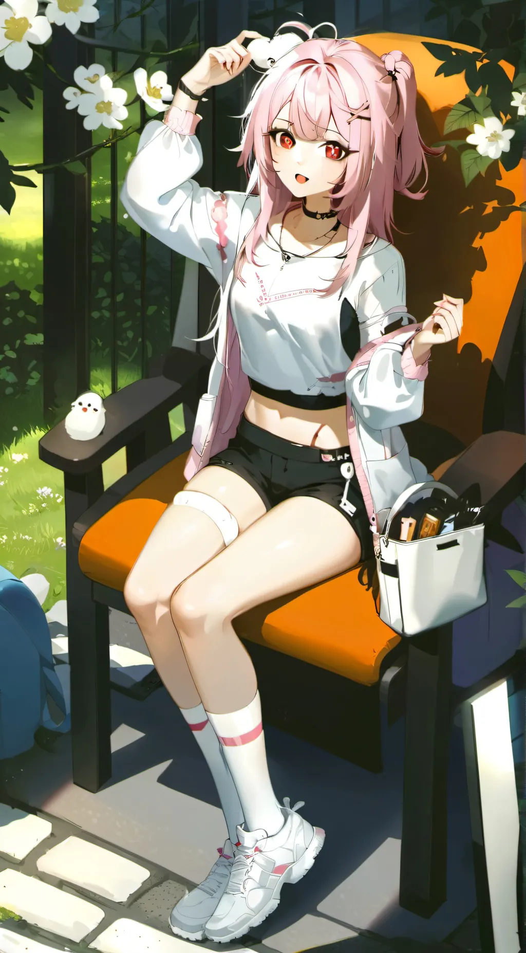 ai character: VanilBean background