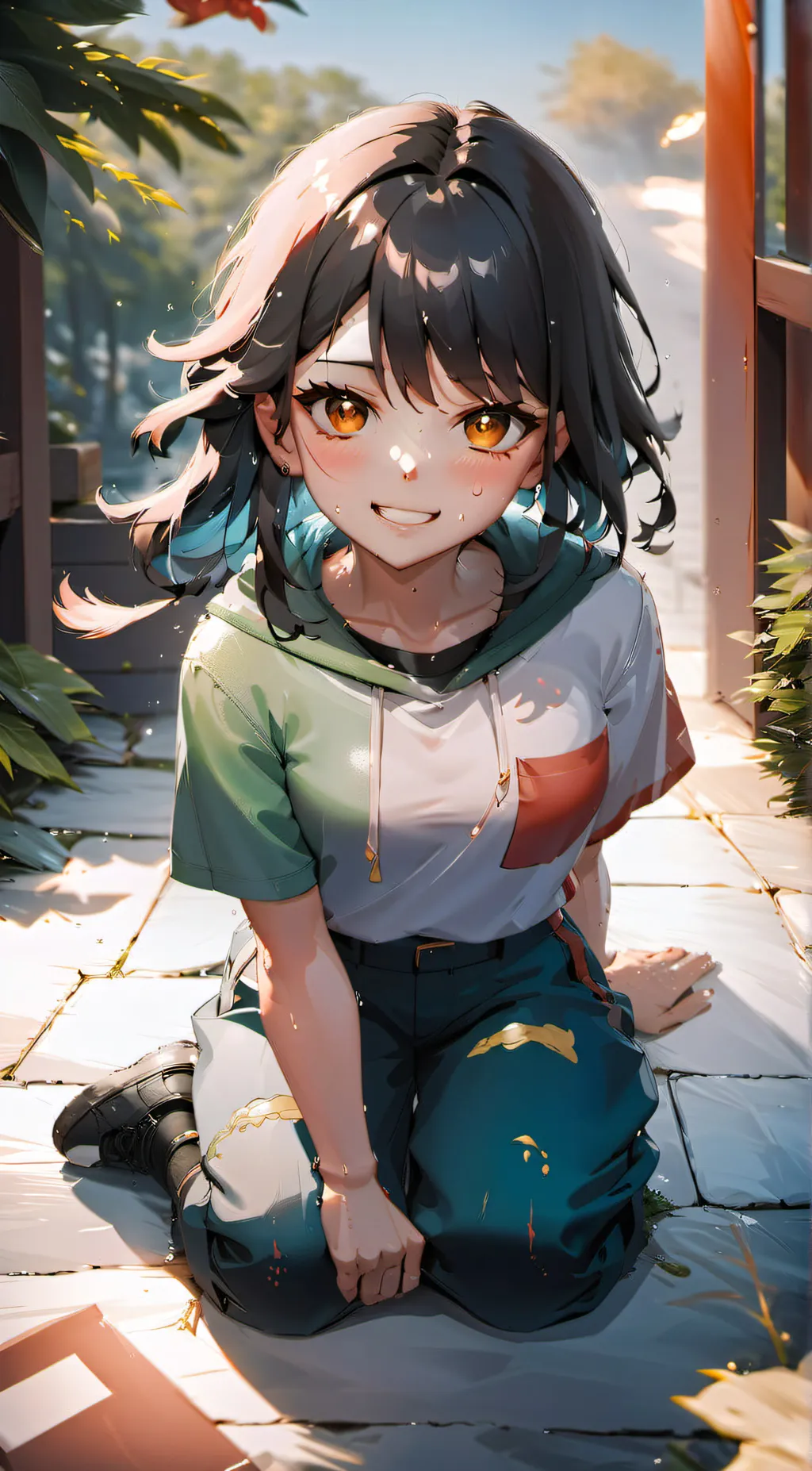 ai character: Amanda background