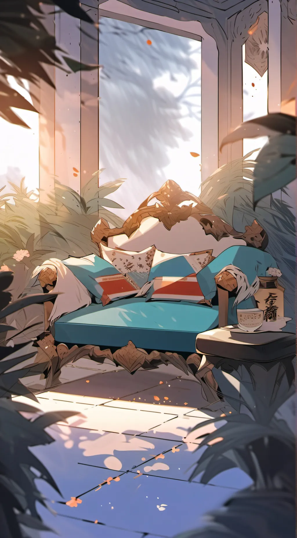 ai character: chair background