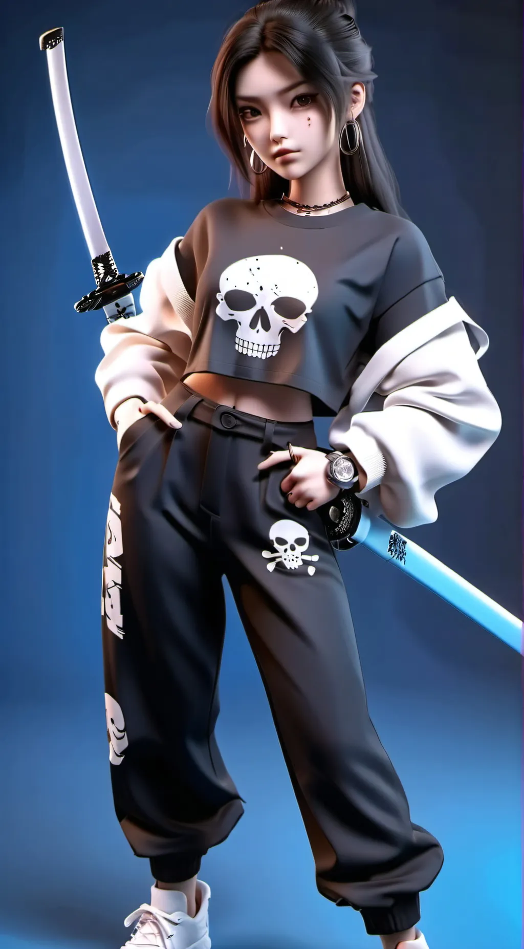 ai character: vannesa  background