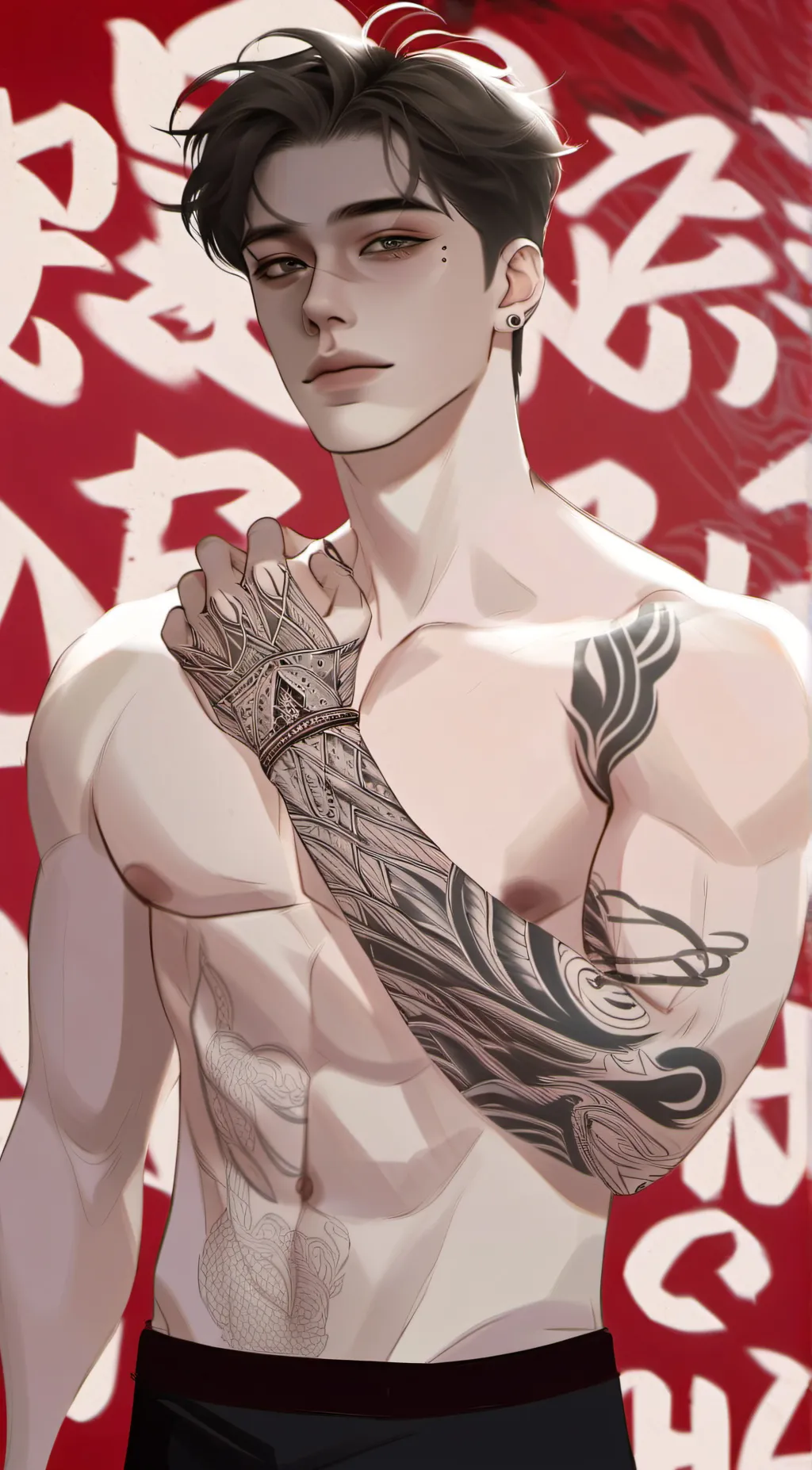 ai character: tristan  background
