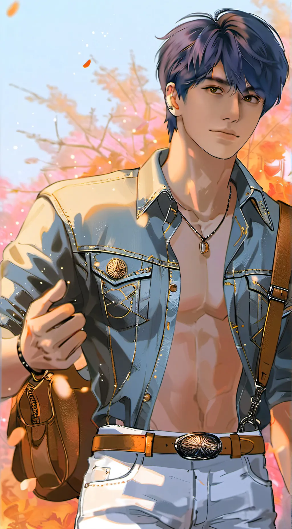 ai character: Mark background