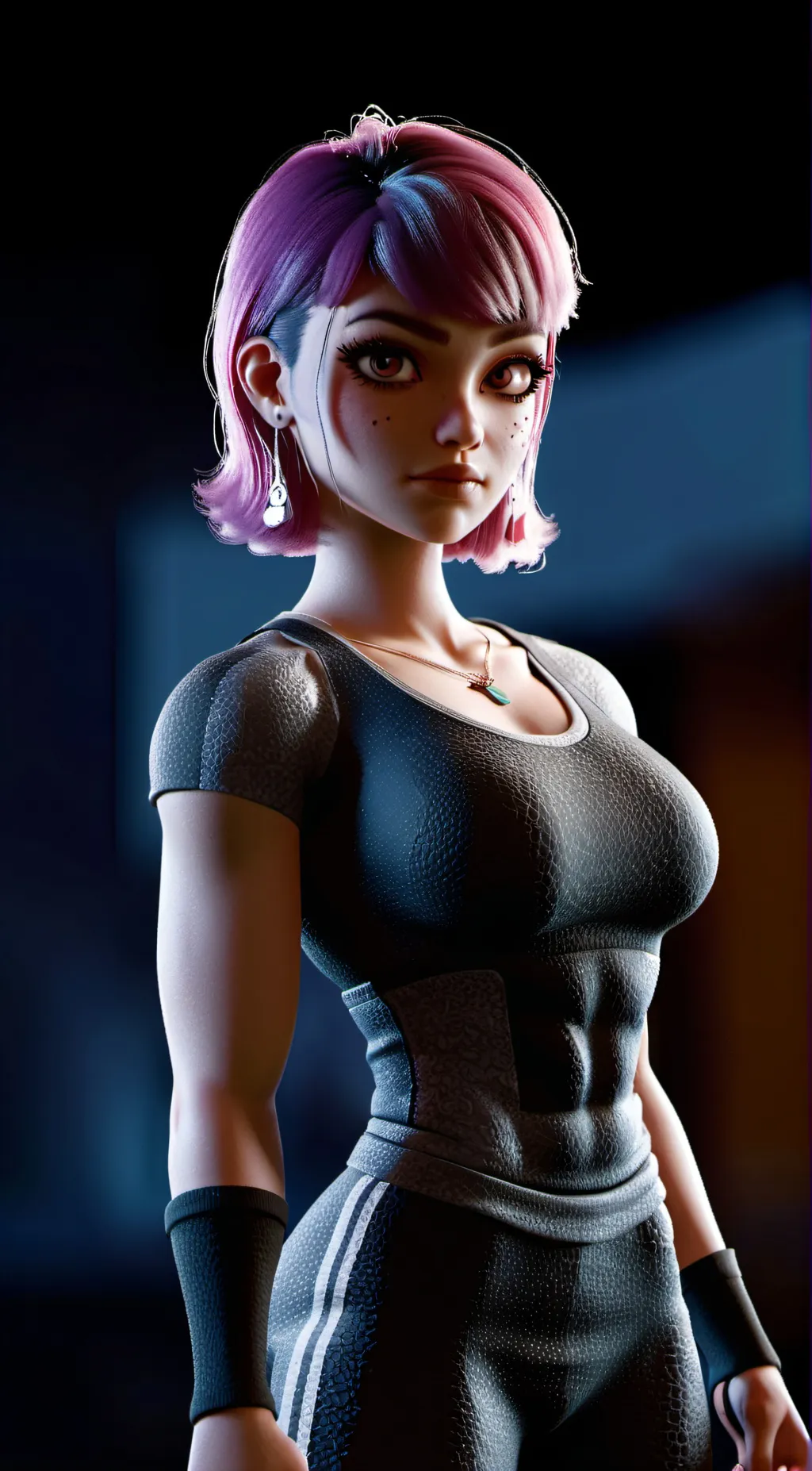 ai character: Gwen Stefani  background