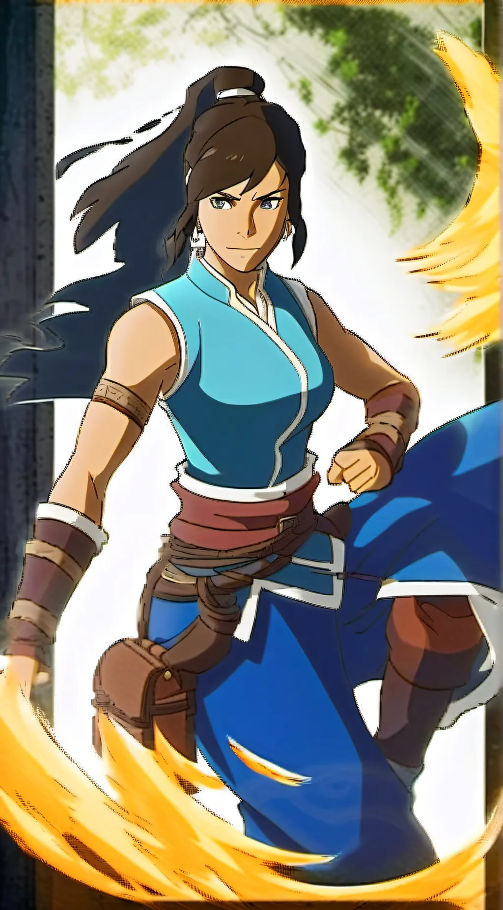 ai character: Korra background