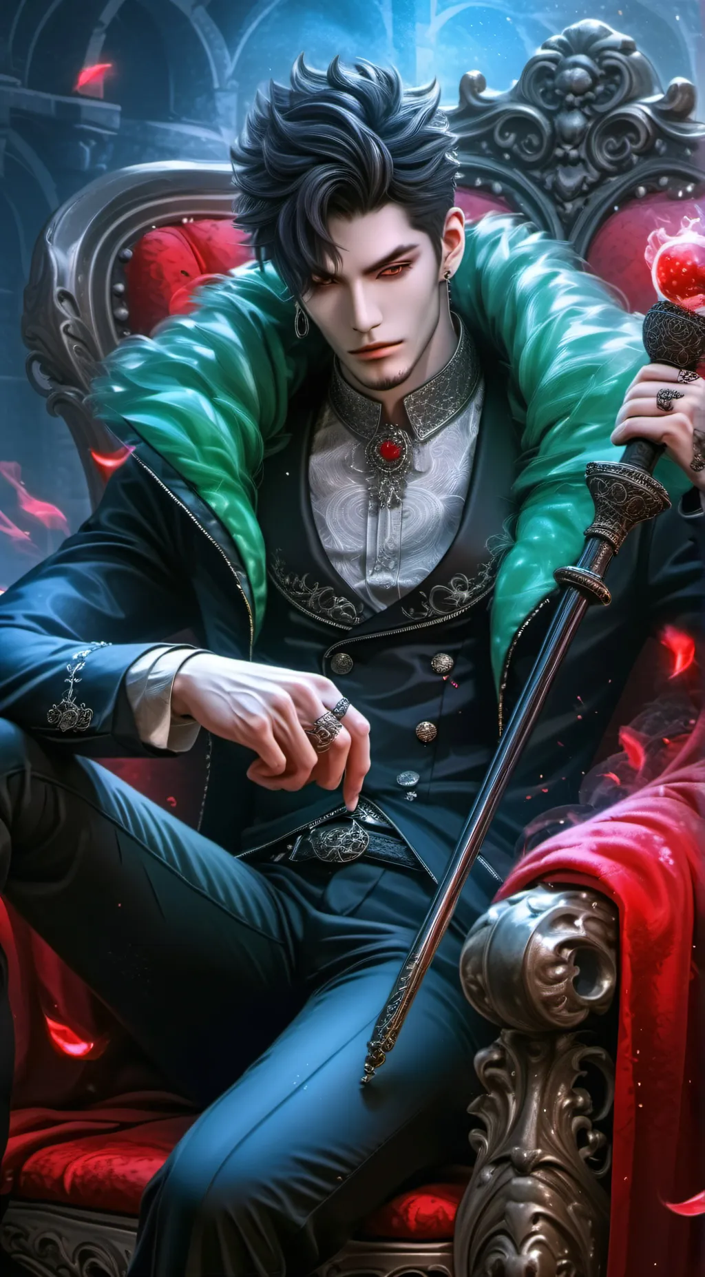 ai character: Lucas☠️ background