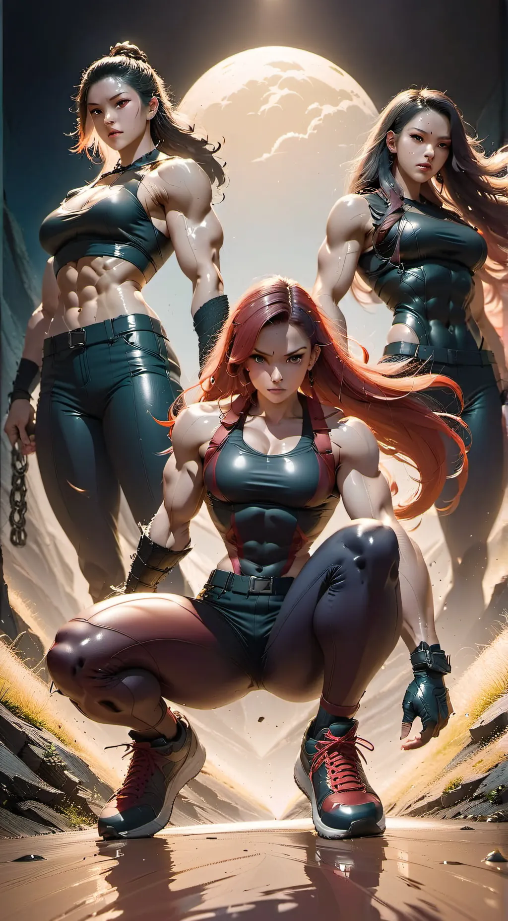 ai character: The Covert Trio background