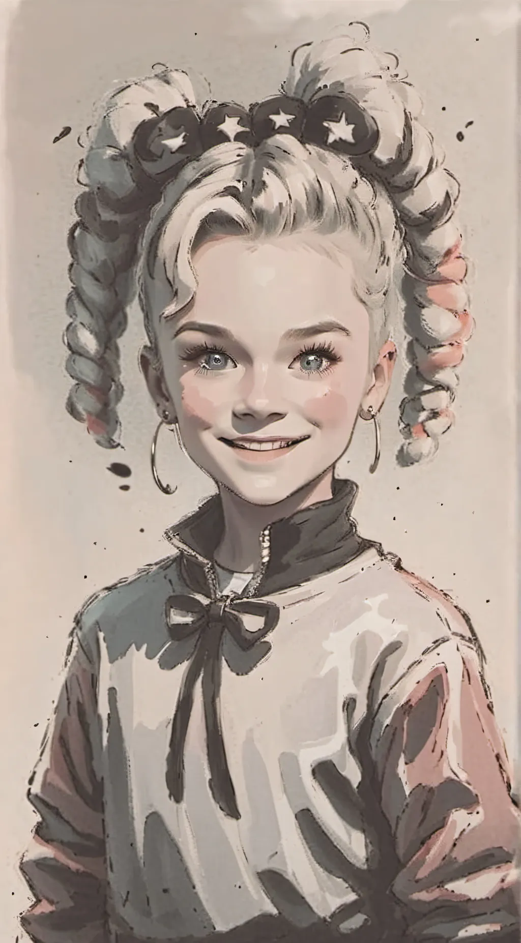 ai character: JoJo Siwa  background