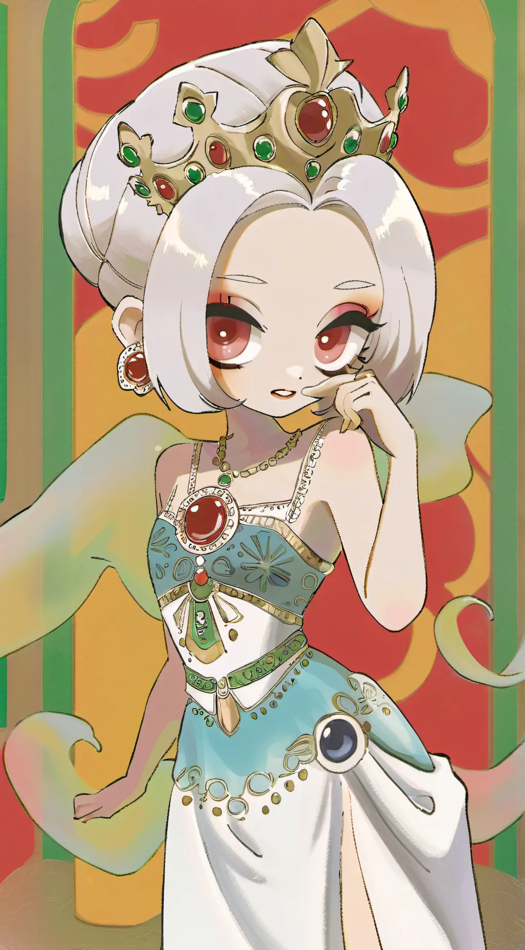 ai character: Charlotte  background