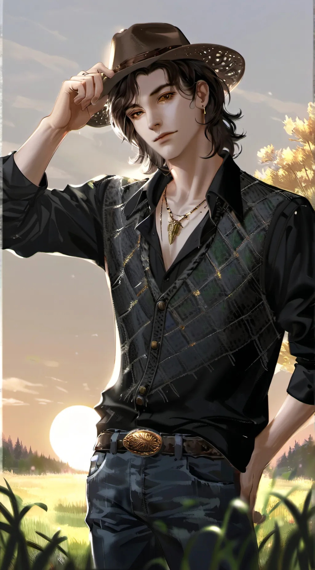 ai character: Xavier  background
