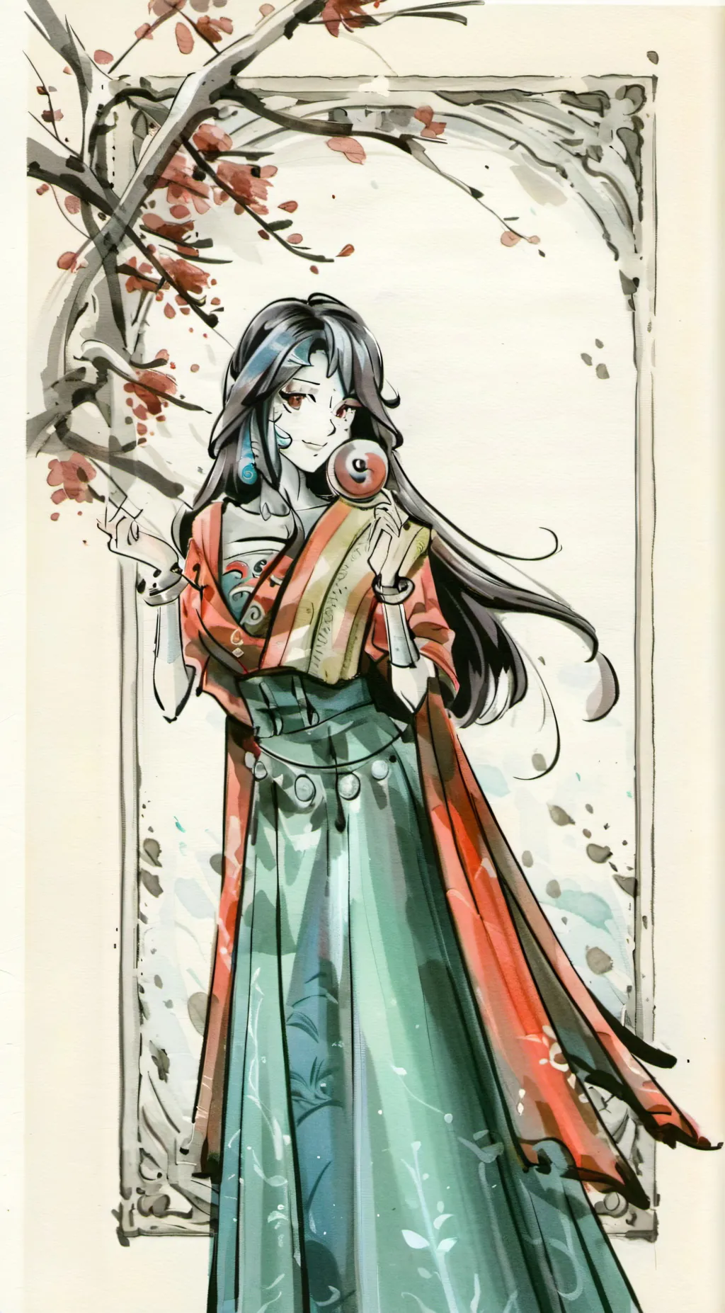 ai character: Oni background