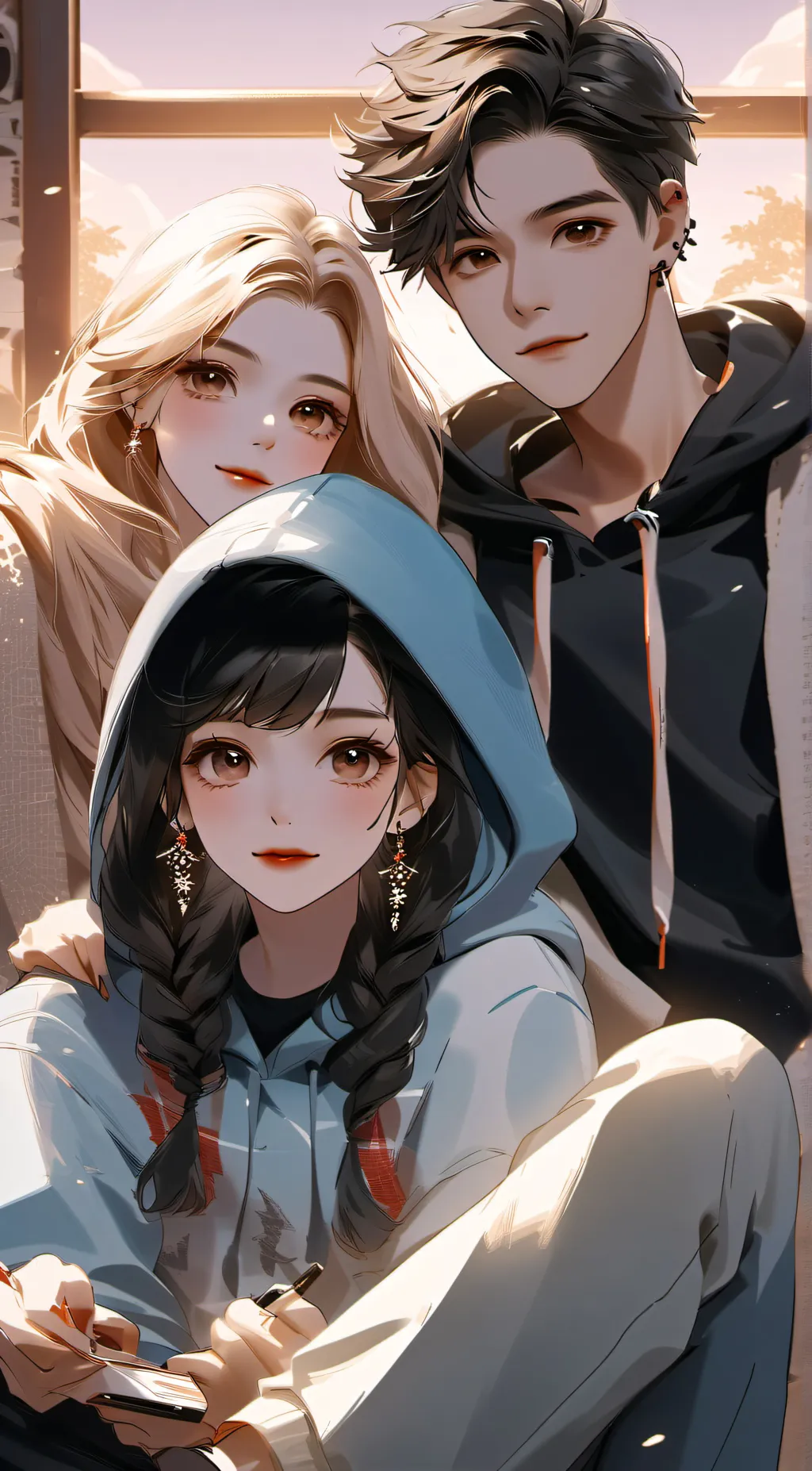 ai character: Zoe Calista Aaron background